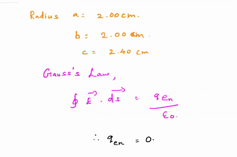 in-the-figure-a-solid-sphere-of-radius-a-200-cm-is-concentric-with-a-spherical-conducting-shell-of-inner-radius-b-200a-and-outer-radius-c-240a-the-sphere-has-a-net-uniform-charge-q1-239-fc-t-79797