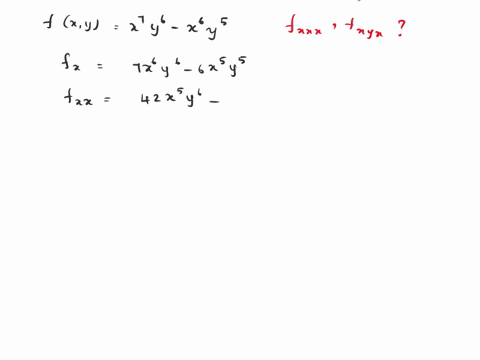 find-the-indicated-partial-derivatives-flx-y-xy6-x6ys-fxxx-fxyx-fxxxx-y-fxyxx-y-49383