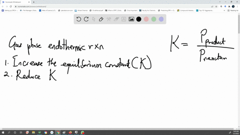 how-do-the-changes-affect-the-value-of-the-equilibrium-constant-for-a-gas-phase-endothermic-reaction-1-removal-of-product-2-decrease-in-volume-3-decrease-in-temperature-answer-options-are-a-1-shift-to