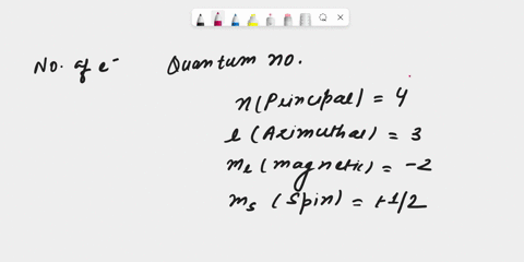 how-many-electrons-can-be-described-by-the-following-quantum-numbers-n4-l3-ml2-ms12-32058