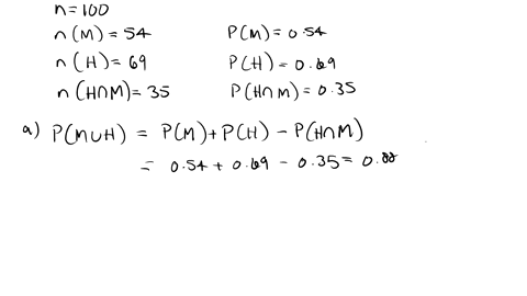 in-a-college-graduating-class-of-100-students-54-studied-mathematics-69-studied-history-and-35-studied-both-history-and-mathematics-if-one-of-these-students-is-selected-at-random-find-the-pr-22474