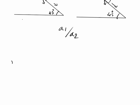one-body-with-mass-1-kg-moves-down-an-inclined-plane-with-tan-angle-45-without-friction-the-resulting-acceleration-along-the-inclined-plane-is-a1-a-second-body-with-mass-m210001-moves-down-o-14017