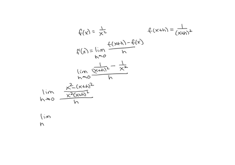 compute-the-derivative-of-the-following-function-using-limit-definition-fx-1-x2-93948