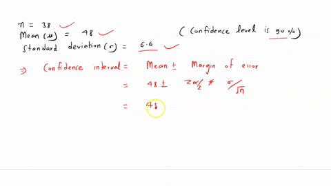 you-measure-38-watermelons-weights-and-find-they-have-a-mean-weight-of-48-ounces-assume-the-population-standard-deviation-is-66-ounces-based-on-this-construct-a-90-confidence-interval-for-the-true-pop