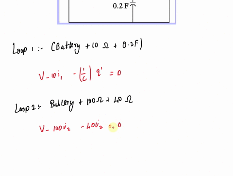 in-the-circuit-shown-belowthe-capacitor-is-uncharged-at-time-t-0if-the-switch-is-then-closedfind-the-currents-i-and-i-and-the-charge-on-the-capacitor-at-time-t-greater-than-zero-hint-write-k-57248
