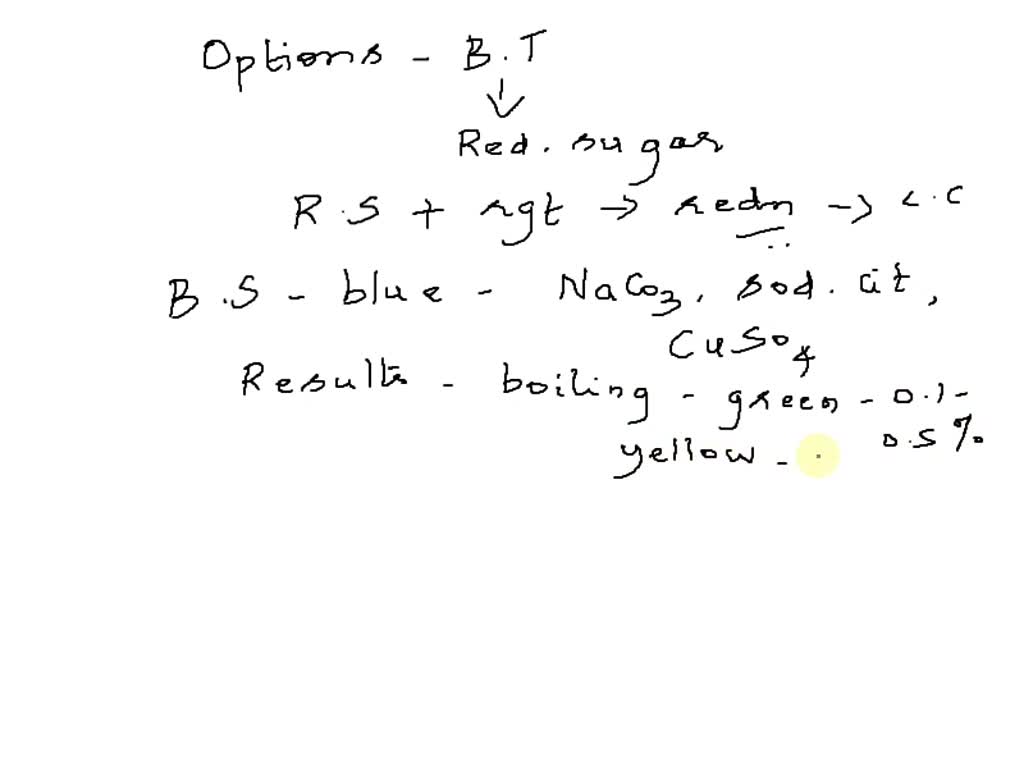 SOLVED: Choose all the correct responses about the Benedict's Test ...