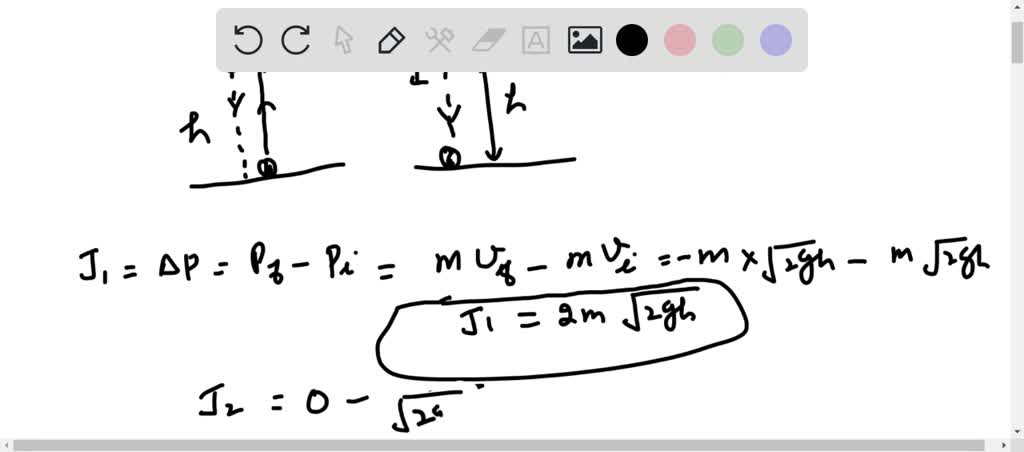 SOLVED: Two balls with the same mass are dropped simultaneously from ...