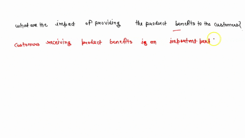 what-are-the-impact-of-providing-the-product-benefits-to-the-customers-67417