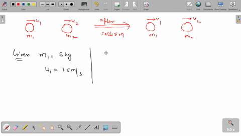 a-3kg-mass-moves-at-15m-s-and-collides-elastically-with-a-2kg-mass-that-is-at-rest-determine-the-velocity-of-the-2kg-ball-after-the-collision-36115