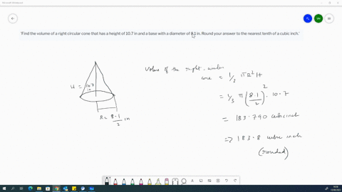 find-the-volume-of-a-right-circular-cone-that-has-a-height-of-107-in-and-a-base-with-a-diameter-of-81-in-round-your-answer-to-the-nearest-tenth-of-a-cubic-inch-53882