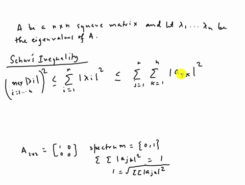 8-schurs-inequality-let-a-ajk-be-an-n-rowed-square-matrix-and-let-4-he-its-eigenvalues-then-it-can-be-shown-that-schur-inequality-if2-zlapl-k3-holds-_-derive-an-upper-bound-for-the-spectral-43003