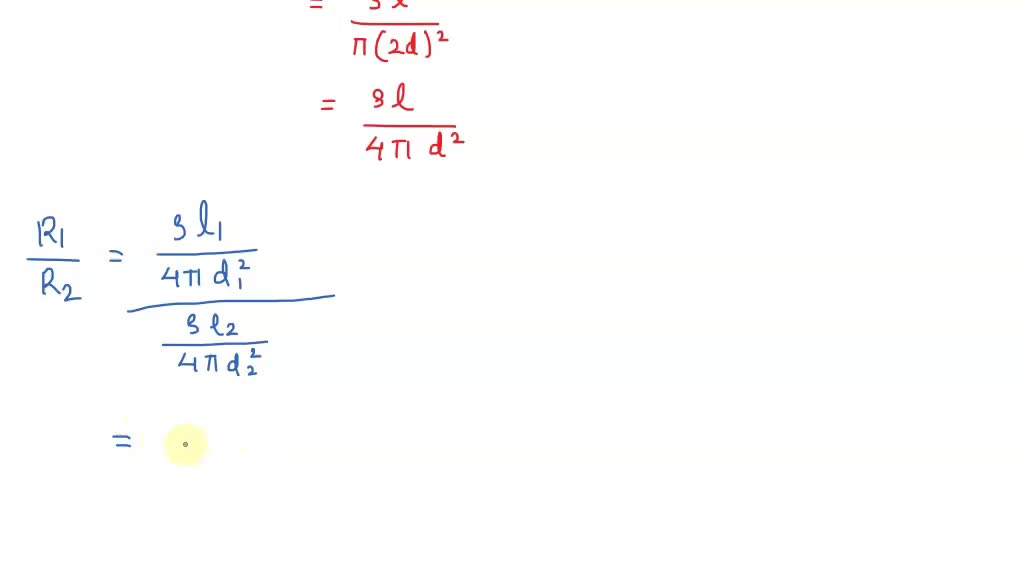 SOLVED: wire 2 is twice the length and twice the diameter of wire 1 ...