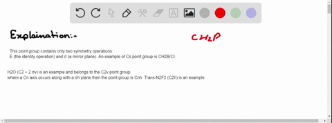 Which of the following molecules is an example of c1 point...