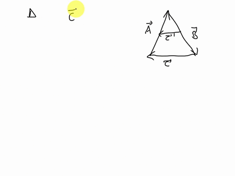 q8-the-following-figure-shows-triangle-formed-by-the-three-vectors-b-and-if-vector-c-is-drawn-between-the-midpoints-of-vectors-a-and-b-show-that-c-c-72756
