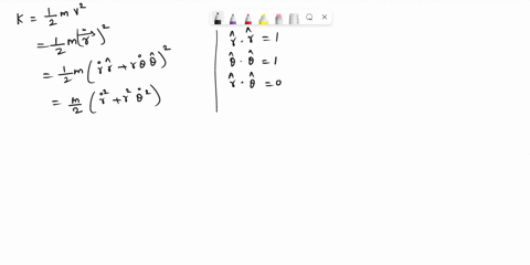 using-the-lagrangian-formulation-derive-the-equations-of-motion-for-particle-in-the-2-d-polar-coordinate-system-under-the-influence-of-the-potential-vr-0-remember-that-in-2-d-polar-tcos-0-an-28378