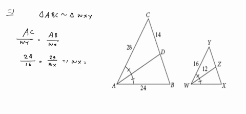 all-measurements-are-in-centimeters-3-aabc-c-wxy-4_-fn-xand-y-wx-ad-10-db-yz-xz-28-16-12-w-24-5-find-b-and-c-find-cb-cd-and-ad-25-56946