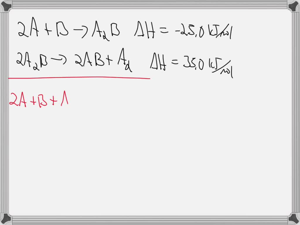 SOLVED: Calculate The Heat Produced Or Required When 2.50 Mol Of A ...