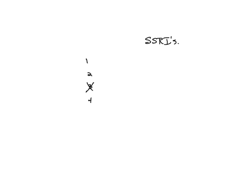 selective-serotonin-reuptake-inhibitors-ssris-are-drugs-commonly-prescribed-for-________-question-15-options-1-depression-2-obsessive-compulsive-disorder-3-parkinsons-disease-4-schizophrenia