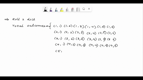 suppose-that-you-roll-2-dice-let-a-be-the-event-that-both-numbers-are-odd-and-let-b-be-the-event-that-the-sum-of-the-two-numbers-is-write-all-the-elements-of-event-remember-that-an-event-is-29547