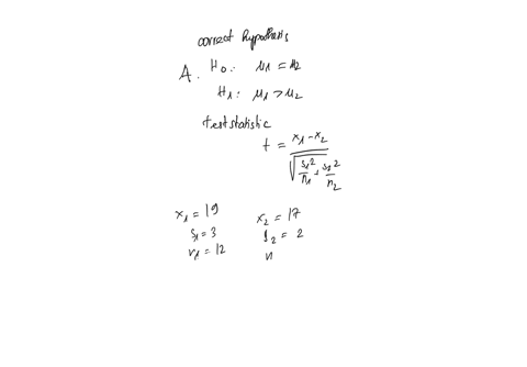 provided-below-are-summary-statistics-for-independent-simple-random-samples-from-two-populations-use-the-pooled-t-test-and-the-pooled-t-interval-procedure-to-conduct-the-required-hypothesis-22418