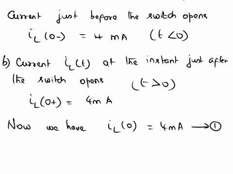 7-with-the-assumption-that-the-switch-in-the-circuit-of-fig-854-has-been-closed-a-long-long-long-time-calculate-it-at-a-the-instant-just-before-the-switch-opens-b-the-instant-just-after-the-68626