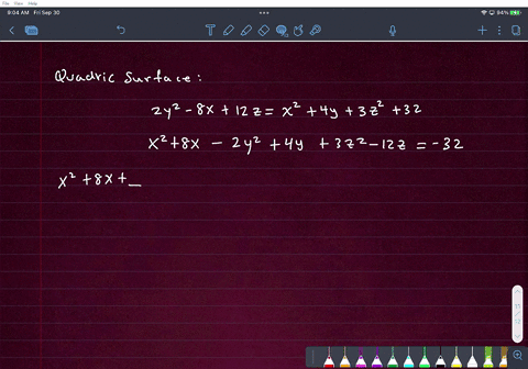 2-identify-the-type-of-quadric-surface-having-the-equation-2y2-8x-12z-x24y322-32-hint-complete-the-square-32956