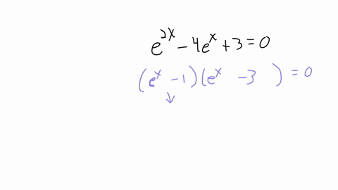 express-the-solution-set-in-terms-of-natural-logarithms-of-e2x-4ex-30