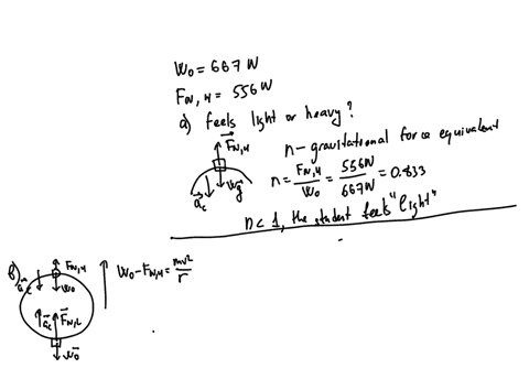 a-student-of-weight-667-n-rides-a-steadily-rotating-ferris-wheel-the-student-sits-upright-at-the-highest-point-the-magnitude-of-the-normal-force-f_n-on-the-student-from-the-seat-is-556-n-a-does-the-st
