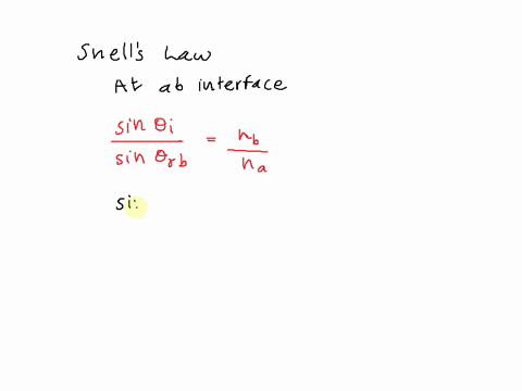 the-drawing-shows-ray-of-light-traveling-through-three-materials-whose-surfaces-are-parallel-to-each-other-the-refracted-rays-but-not-the-reflected-rays-are-shown-as-the-light-passes-through-59592
