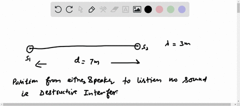 two-speakers-70-m-apart-are-in-phase-and-emit-a-pure-tone-of-wavelength-30-m-what-is-the-closest-distance-to-either-speaker-along-a-line-connecting-the-speakers-where-a-completely-quiet-spot-08548