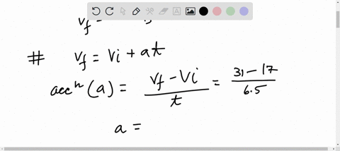 a-car-accelerates-from-17-ms-to-31-ms-in-65-s-how-far-did-it-travel-in-this-time-must-be-in-2-sig-figs-07824