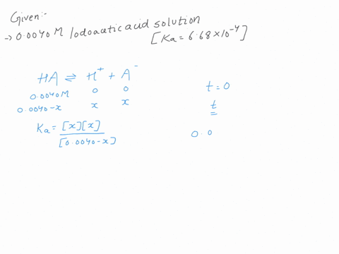calculate-the-h-and-ph-of-a-00040-m-iodoacetic-acid-solution-the-kz-of-iodoacetic-acid-is-668-x-10-4-use-the-method-of-successive-approximations-in-your-calculations_-h-00165-ph-278-14008