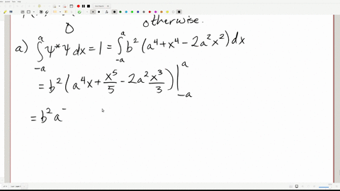 a-particle-is-described-by-the-wave-function-x-ba2-x2-for-a-x-a-and-x0-for-x-a-and-x-a-where-a-and-b-are-positive-real-constants-a-using-the-normalization-condition-find-b-in-terms-of-a-b-wh-72451