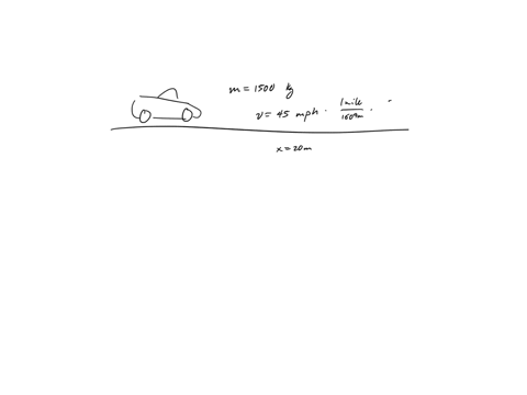 a-1500-kg-car-moving-at-a-speed-of-45-mph-to-a-stop-after-travelling-a-distance-of-200m-what-was-the-average-force-exerted-by-the-brakes-on-the-car-a1500k-average-force-exerted-by-the-brakes-65184