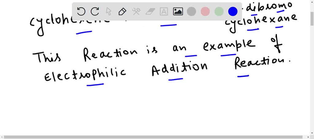 Solved Write A Balanced Equation For The Reaction Of Cyclohexene With