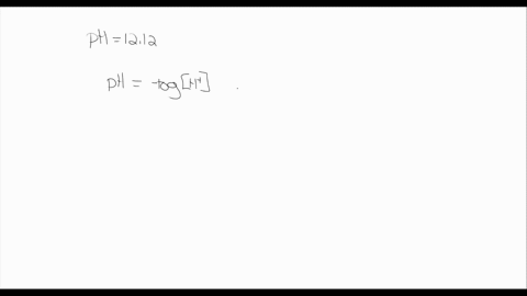 what-is-the-h-concentration-of-a-solution-with-ph-of-1212