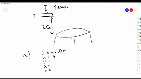 ii-mathrma-72-kg-trampoline-artist-jumps-vertically-upward-from-the-top-of-a-platform-with-a-speed-of-45-mathrmm-mathrms-a-how-fast-is-he-going-as-he-lands-on-the-trampoline-20-mathrmm-below-fig-31--2