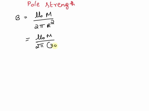 a-bar-magnet-30-cm-long-is-placed-in-the-magnetic-meridian-with-its-north-pole-pointing-south-the-neutral-point-is-observed-at-a-distance-of-30-cm-from-its-one-end-calculate-the-pole-strengt-67071