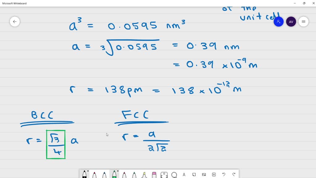SOLVED Determine the cubic structure of platinum if it forms a unit