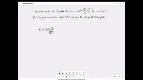 the-power-series-for-the-exponential-function-centered-at-0-is-e-2-convergence-for-the-resulting-series-fx-zx5-which-of-the-following-is-the-power-series-representation-for-fx-for-0-x-0-find-34773