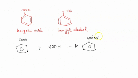 an-equimolar-mixture-of-benzoic-acid-and-benzyl-alcohol-is-dissolved-in-equal-volumes-of-ether-and-5-aqueous-naoh-the-resulting-mixture-separates-into-two-immiscible-liquid-layers-which-of-t-86448