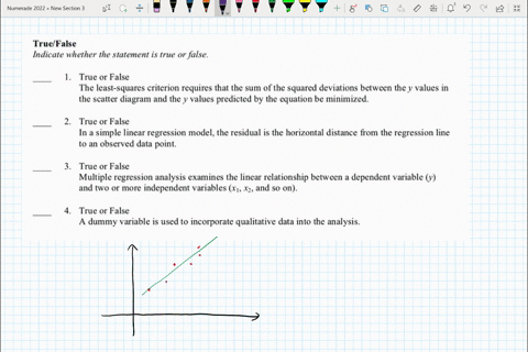 truel-false-indicate-whether-the-statement-is-true-or-false-true-or-false-the-least-squares-criterion-requires-that-the-sum-of-the-squared-deviations-between-the-y-values-in-the-scatter-diag-33154