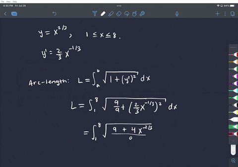 find-the-exact-arc-length-of-the-curve-over-the-interval-6-pts-y-x23-from-x-lto-x-8-86901