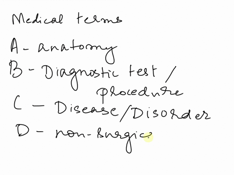 quick-quest-categonize-the-following-terms-as-related-to-aanatomyb-diagnostic-fest-or-procedure-c-disease-or-disorderd-nonsurgical-treatmentore-surgerythe-suffix-often-indicates-its-category-98126