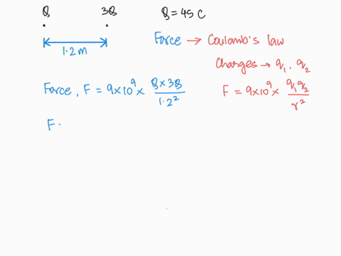 two-particles-with-electric-charges-q-and-3q-are-separated-by-distance-of-12-m-a-if-q-45-c-what-is-the-electric-force-between-the-two-particles-6-if-q-45-chow-does-the-answer-change-38086