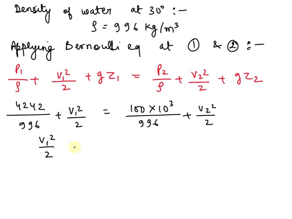 SOLVED: If losses are neglected in Fig. P3.133, for what water level h ...