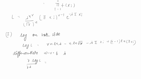 suppose-x1-xn-are-iid-gamma-random-variables-with-probability-density-function-fx-r-r-x-r1-e-x-x-0-0-r-0-a-find-the-maximum-likelihood-estimator-for-and-show-that-the-mle-for-r-solves-the-eq-19522