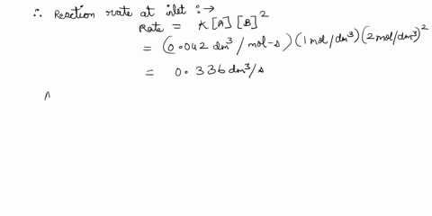 isothermalisobaric-gas-phase-reaction-of-a-2b-c-is-carried-out-in-a-plug-flow-reactor-pfr-the-feed-enters-at-6-atm-and-170-c-and-is-a-stoichiometric-mixture-the-entering-volumetric-flow-rate-70292