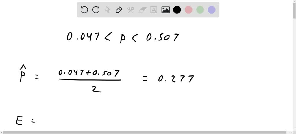 Solved Verify the confidence interval P^tilde plusminus