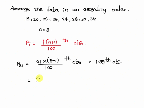 consider-a-sample-with-data-values-of-27-25-20-15-30-34-28-and-25-compute-the-21st-26th-58th-and-68th-percentiles-if-needed-round-your-answers-to-two-decimal-digits-percentile-value-21-26-58-04981